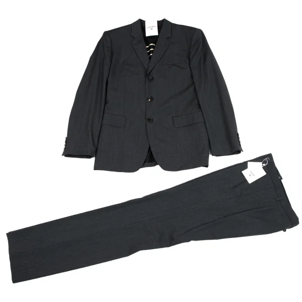 ジャンポールゴルチエ オムJean Paul GAULTIER HOMME ウールストレートパンツ グレー48 K-164207_011