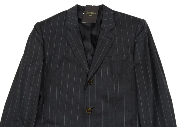 Jean Paul GAULTIER HOMME Wool Striped 3B Jacket K-164211_002