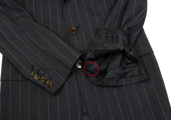 Jean Paul GAULTIER HOMME Wool Striped 3B Jacket K-164211_008