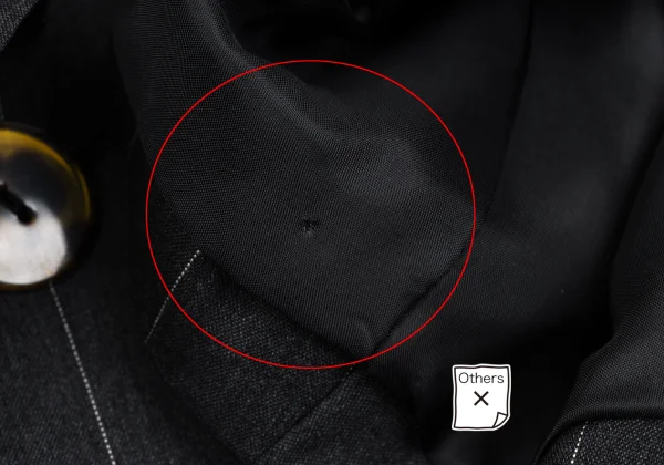 Jean Paul GAULTIER HOMME Wool Striped 3B Jacket K-164211_009