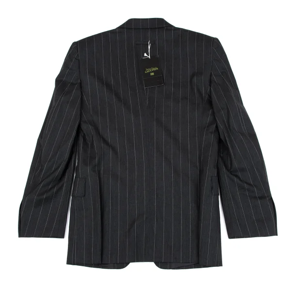 Jean Paul GAULTIER HOMME Wool Striped 3B Jacket K-164211_013