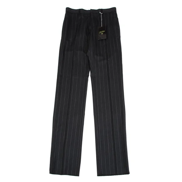 Jean Paul GAULTIER HOMME Wool Striped Pants Grey 48 K-164212_001