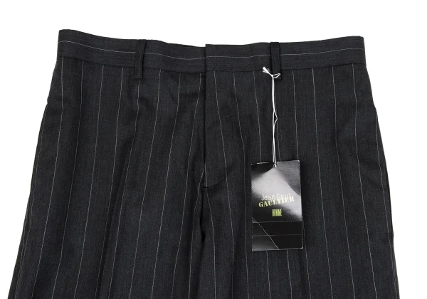 Jean Paul GAULTIER HOMME Wool Striped Pants K-164212_002