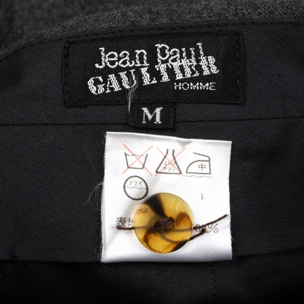Jean Paul GAULTIER HOMME Wool Tuck Pants K-164215_014