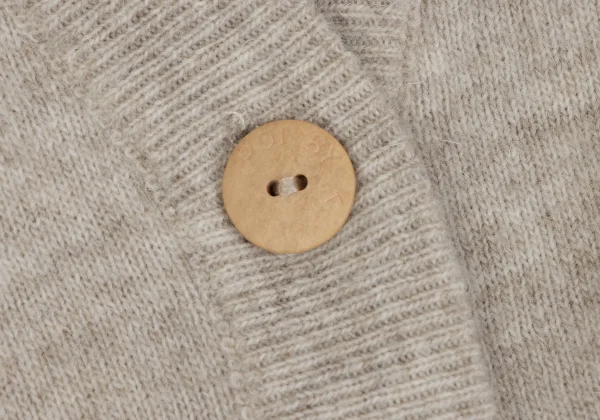 Krizia poi Animal Print Angora Blend Wool Knit Cardigan K-164219_011