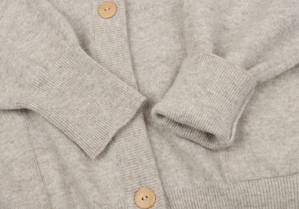 Krizia poi Animal Print Angora Blend Wool Knit Cardigan K-164219_013