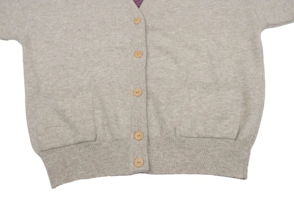 Krizia poi Animal Print Angora Blend Wool Knit Cardigan K-164219_014