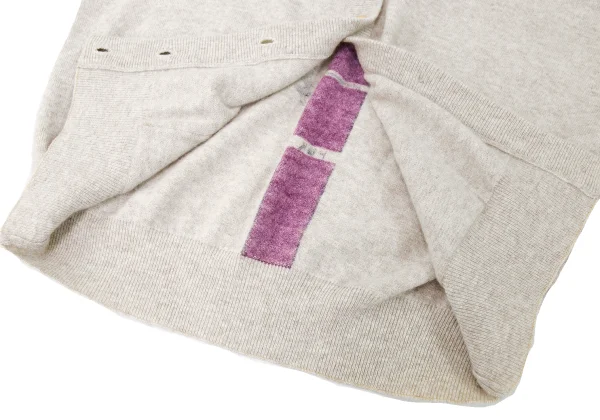 Krizia poi Animal Print Angora Blend Wool Knit Cardigan K-164219_016