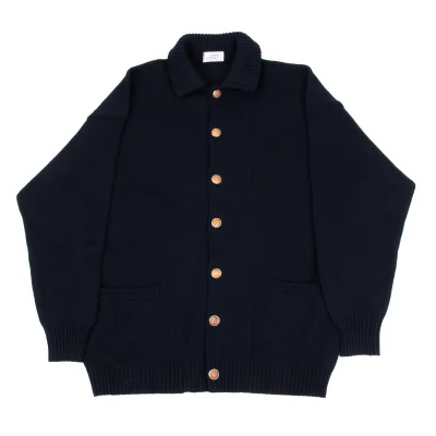 GIANNI VERSACE Button Design Wool Knit Jacket