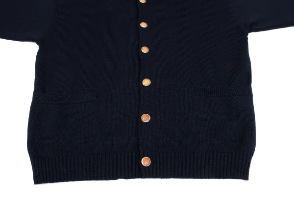 GIANNI VERSACE Button Design Wool Knit Jacket K-164220_008