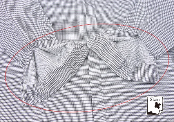 GIANNI VERSACE Cotton Linen Graph Check Shirt K-164221_010