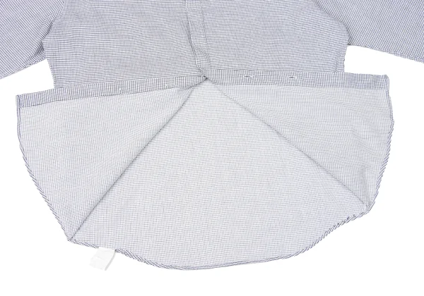 GIANNI VERSACE Cotton Linen Graph Check Shirt K-164221_012