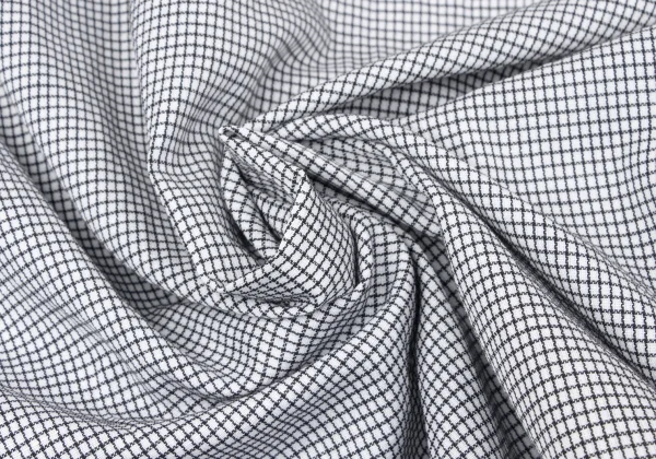 GIANNI VERSACE Cotton Linen Graph Check Shirt K-164221_014