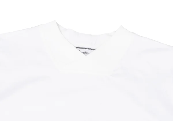 GIANNI VERSACE Rib Neck Cotton T-shirt K-164223_002