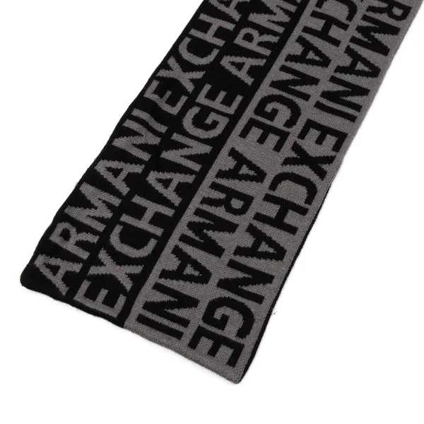 ARMANI EXCHANGE Logo Jacquard Knit Stole K-164224_003