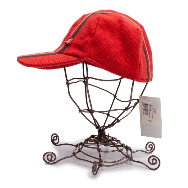 ARMANI EXCHANGE Cashmere Blended Cotton Line Knit Cap K-164225_003