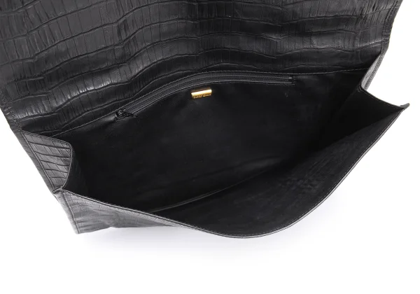GIORGIO ARMANI Emboss Leather Clutch Bag K-164227_008
