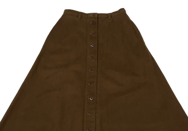 PINK HOUSE Cotton Button Front Wrap Skirt K-164229_003