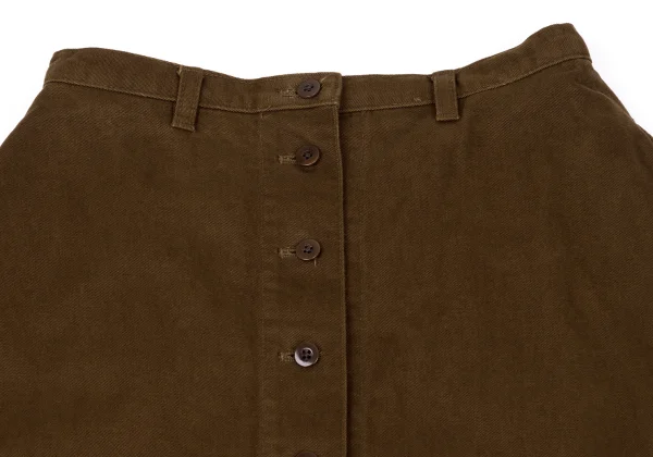 PINK HOUSE Cotton Button Front Wrap Skirt K-164229_004