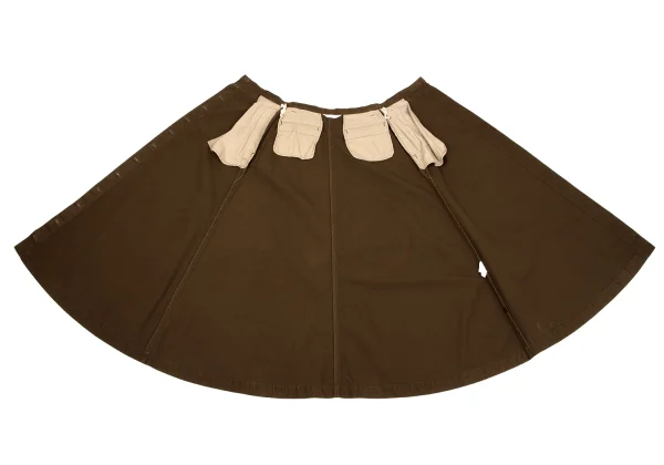 PINK HOUSE Cotton Button Front Wrap Skirt K-164229_010