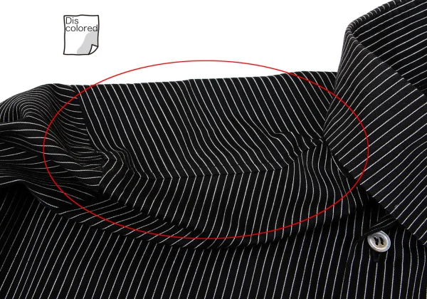 Y's Striped Wrap Design Flare Shirt Dress K-164230_005