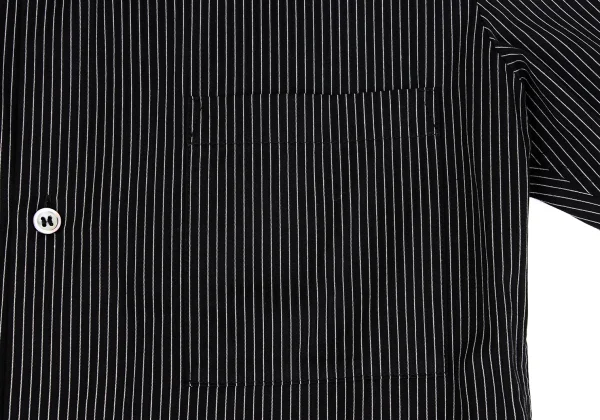 Y's Striped Wrap Design Flare Shirt Dress K-164230_008