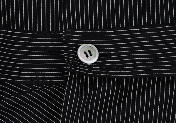 Y's Striped Wrap Design Flare Shirt Dress K-164230_013