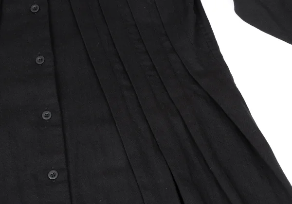 ISSEY MIYAKE Cotton Pleated Long Shirt Sress K-164231_012