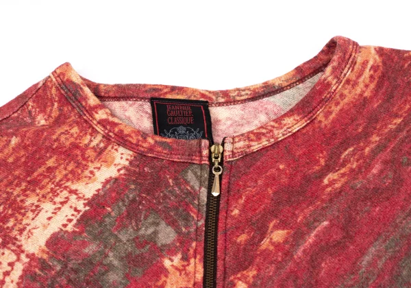 Jean Paul GAULTIER CLASSIQUE Logo Sketch Printed Zip Top K-164233_006