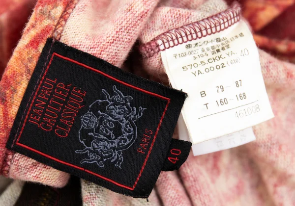 Jean Paul GAULTIER CLASSIQUE Logo Sketch Printed Zip Top K-164233_018