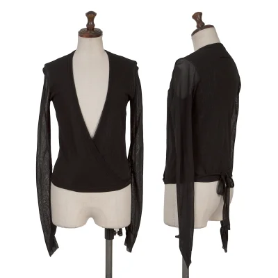 Jean Paul GAULTIER SOLEIL Hem Strap Design Mesh Cardigan