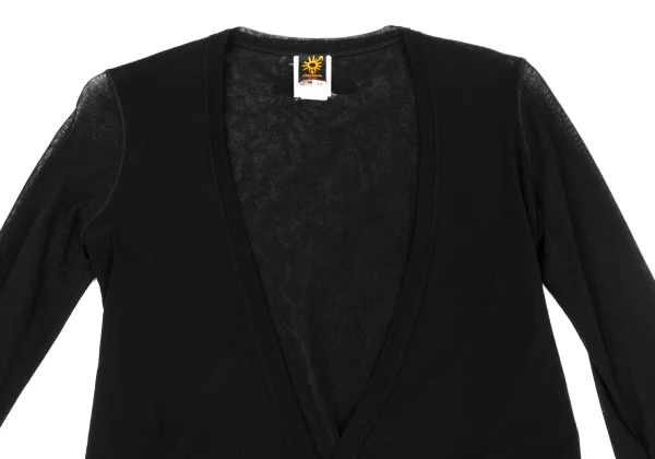Jean Paul GAULTIER SOLEIL Hem Strap Design Mesh Cardigan K-164235_003