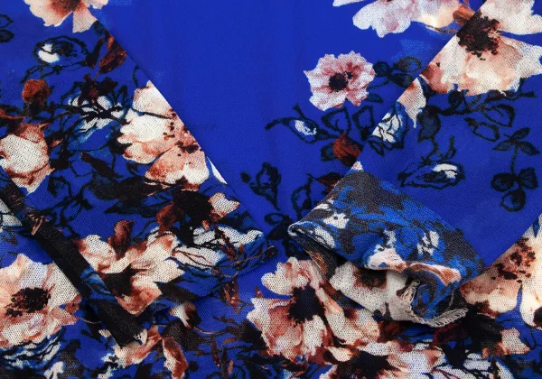 Jean Paul GAULTIER SOLEIL Floral Printed Mesh T Shirt K-164236_007