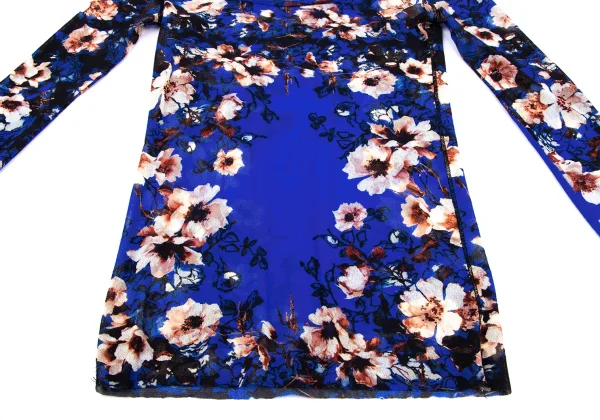 Jean Paul GAULTIER SOLEIL Floral Printed Mesh T Shirt K-164236_008
