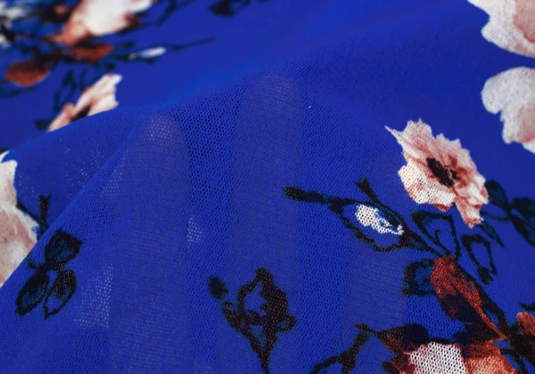 Jean Paul GAULTIER SOLEIL Floral Printed Mesh T Shirt K-164236_013