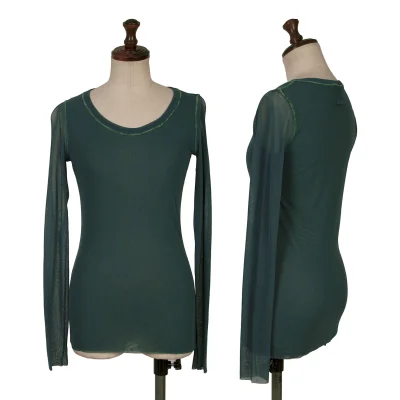 Jean Paul GAULTIER SOLEIL Mesh Long Sleeve T Shirt
