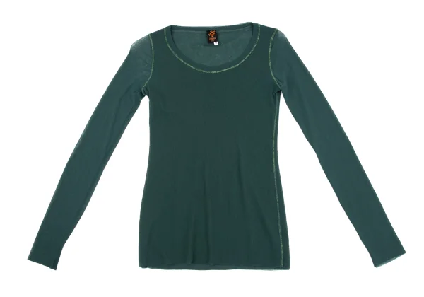 Jean Paul GAULTIER SOLEIL Mesh Long Sleeve T Shirt K-164237_002