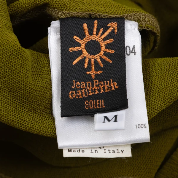 Jean Paul GAULTIER SOLEIL Mesh Turtle Neck T Shirt K-164238_016