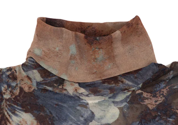 Jean Paul GAULTIER FEMME Floral Printed Mesh Sleeveless Top K-164240_004