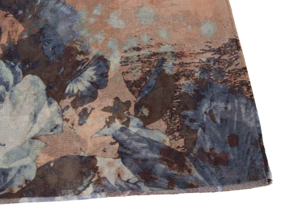 Jean Paul GAULTIER FEMME Floral Printed Mesh Sleeveless Top K-164240_012