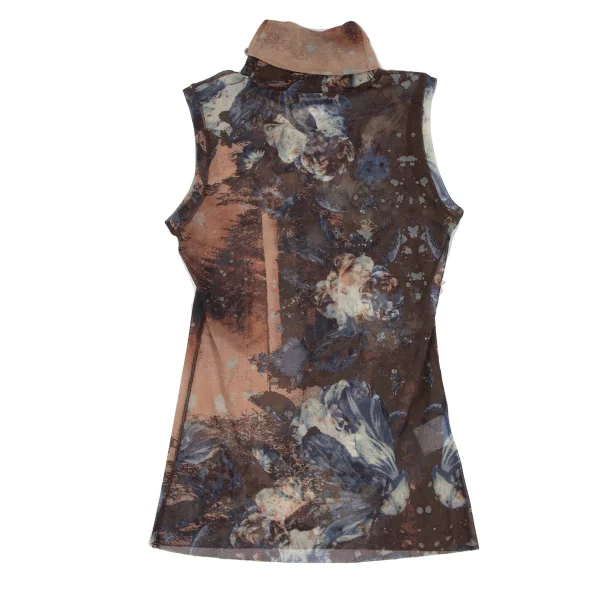 Jean Paul GAULTIER FEMME Floral Printed Mesh Sleeveless Top K-164240_013