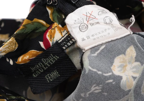 Jean Paul GAULTIER FEMME Floral Printed Sleeveless Top K-164242_014