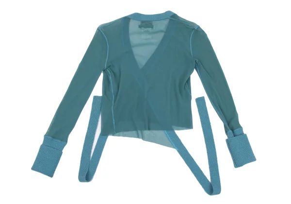 Jean Paul GAULTIER FEMME Strap Mesh Cardigan K-164243_009