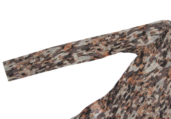 Jean Paul GAULTIER FEMME Graphic Printed Mesh T Shirt K-164244_006