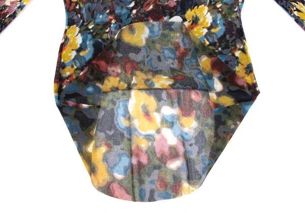 Jean Paul GAULTIER FEMME Floral Printed Mesh T Shirt K-164245_008