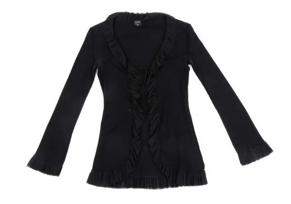 Jean Paul GAULTIER FEMME Frill Switching Cardigan K-164248_002