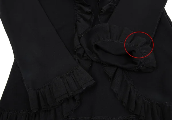 Jean Paul GAULTIER FEMME Frill Switching Cardigan K-164248_010