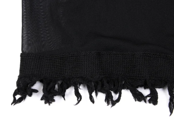 Jean Paul GAULTIER FEMME Fringe Taping Mesh Long Cardigan K-164253_008