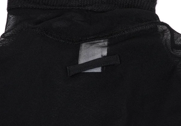 Jean Paul GAULTIER FEMME Fringe Taping Mesh Long Cardigan K-164253_013