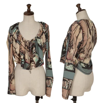 Jean Paul GAULTIER FEMME Graphic Printed Cardigan
